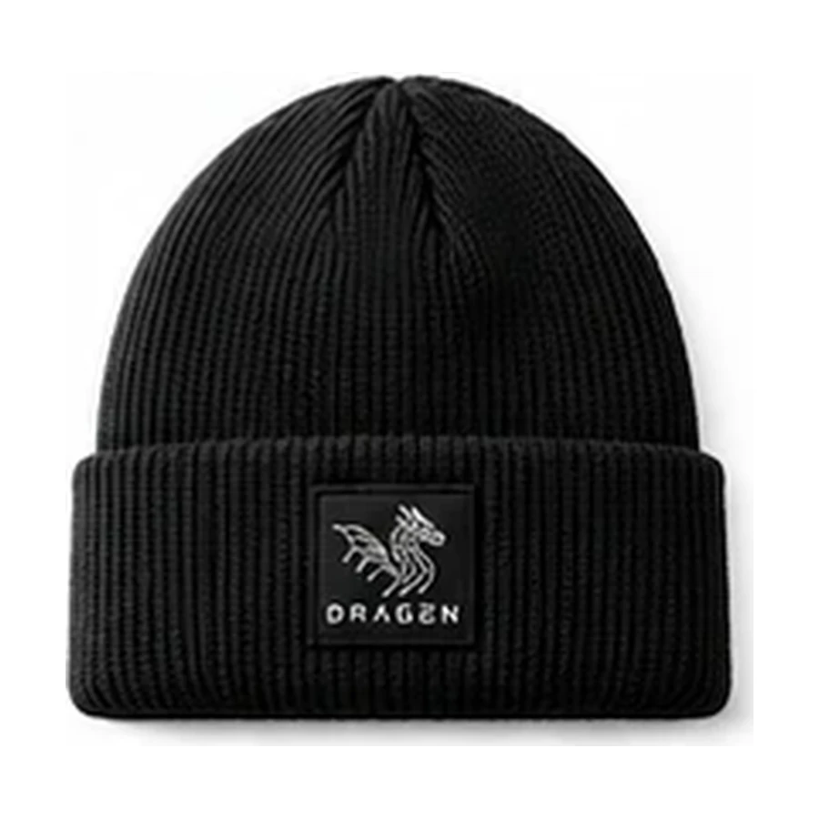 Gorro de merino en negro