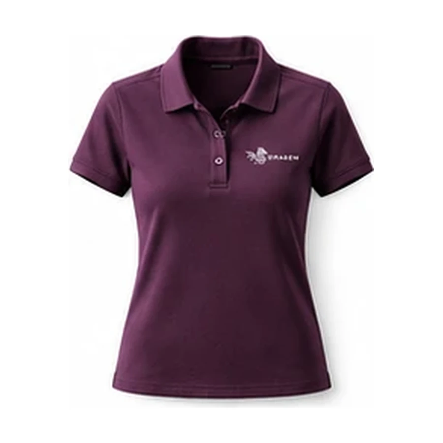 Polo de mujer en ciruela
